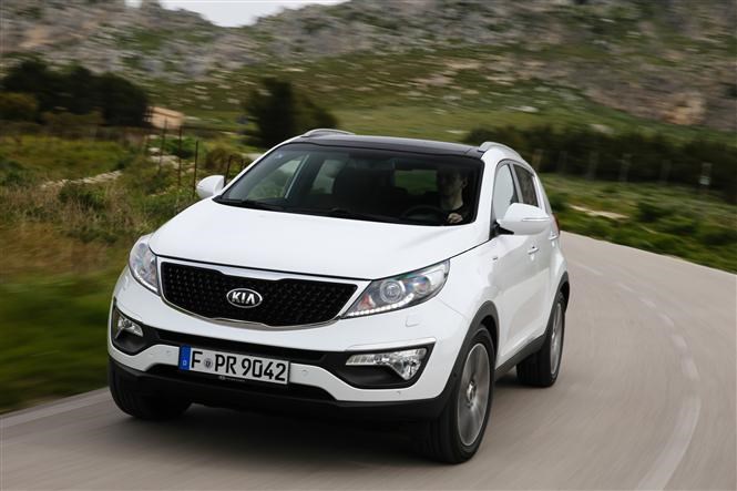 For 2014 the Kia Sportage has a new grille design along with different alloy wheels