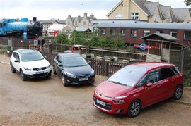 Three very different takes on the family car concept