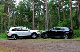 Hyundai Santa Fe vs Chevrolet Captiva comparison test