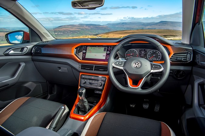 Volkswagen T-Cross (2021) interior view