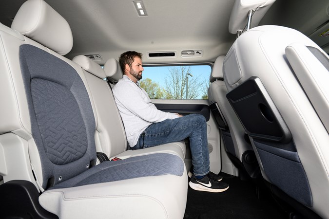 Volkswagen ID.Buzz LWB second row passenger space