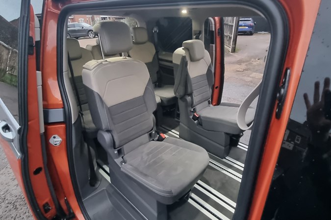 Volkswagen Multivan rear seats