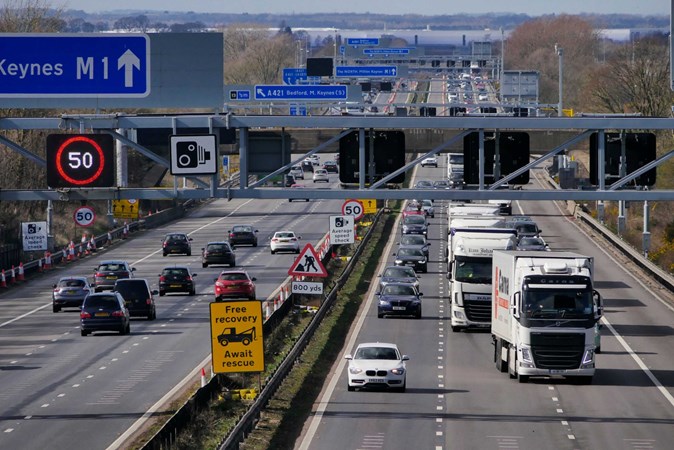 M1 Bedfordshire - Guide to smart motorways