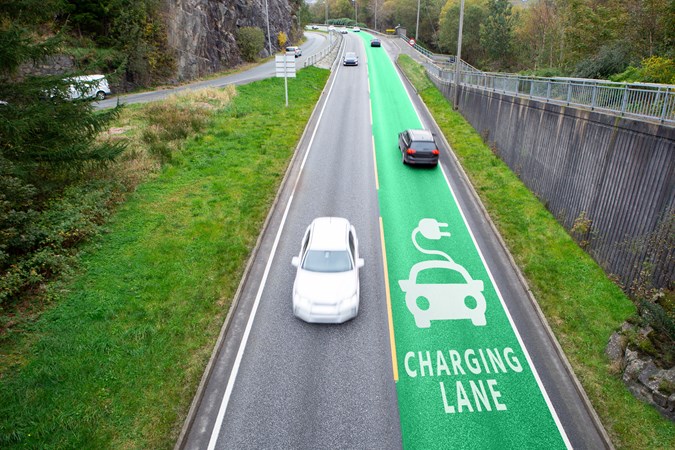 Wireless charging lane in Europe