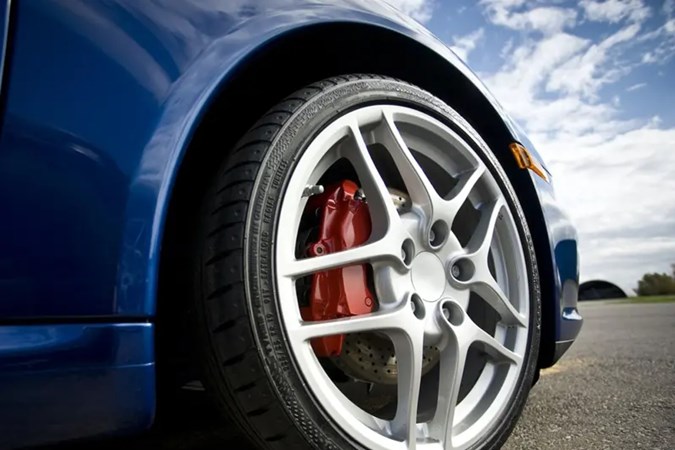 Porsche wheel - part-worn tyres