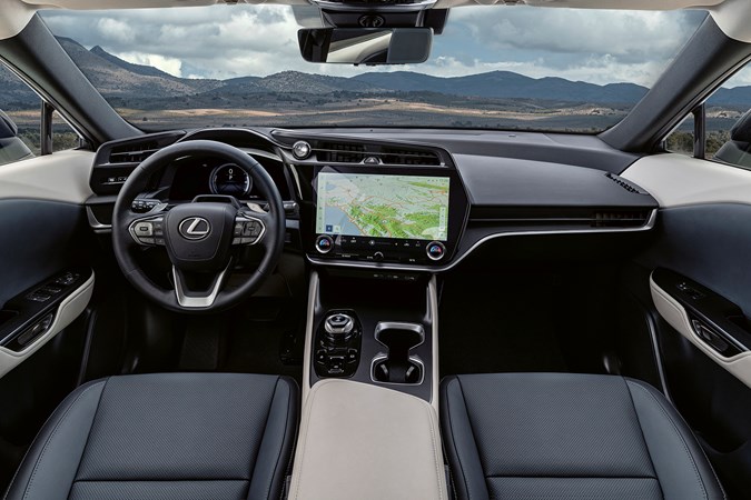 Lexus RZ450e interior view