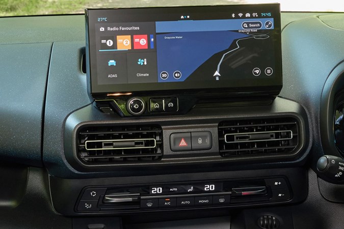 Citroen e-Berlingo infotainment
