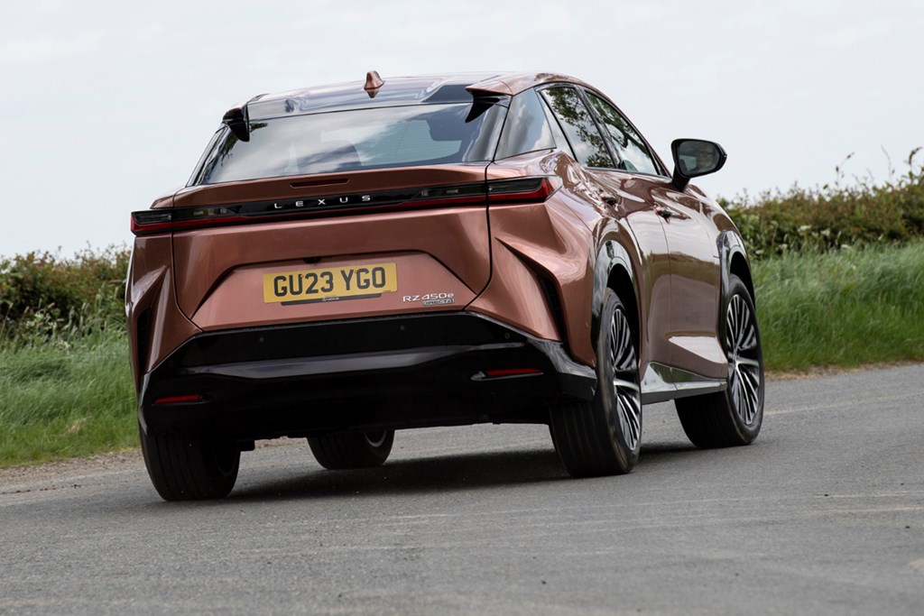 Lexus RZ (2024) boot space & practicality