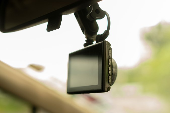 A car dash cam.