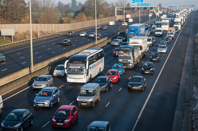 Heavy motorway traffic - What is lane-departure warning