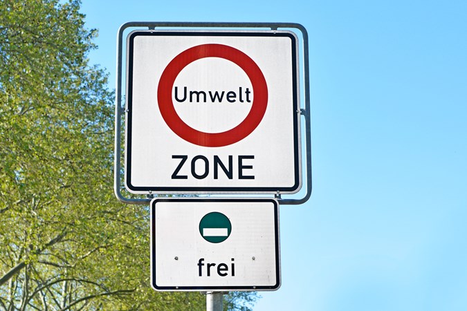 German low emission zone sign