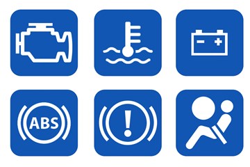 Engine warning lights