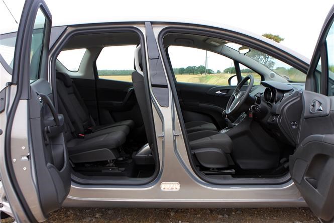 Vauxhall Meriva doors twin test