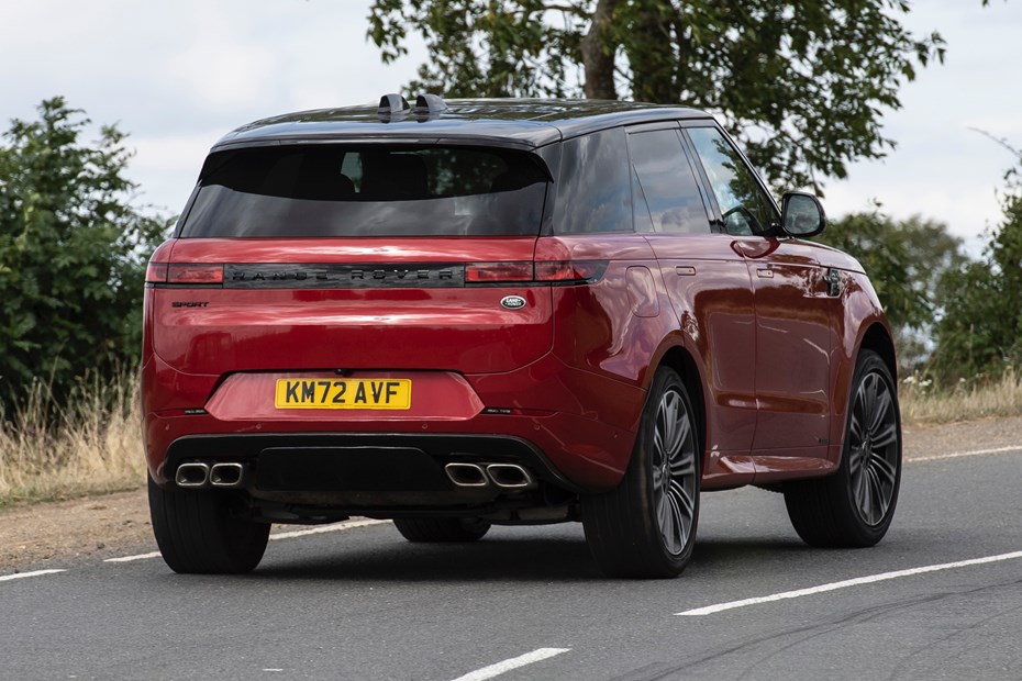 Range Rover Sport rear cornering