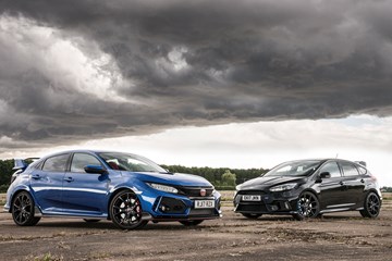 Twin test: Ford Focus RS vs Honda Civic Type R