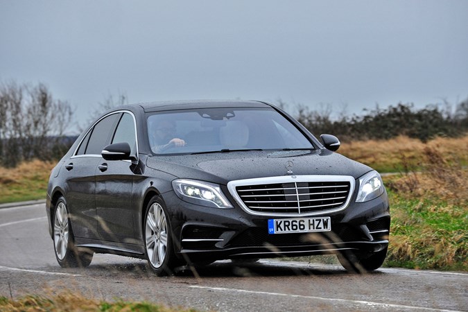 Mercedes-Benz S-Class dynamic front cornering