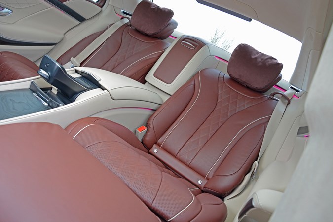 Mercedes-Benz S-Class facelift rear seats