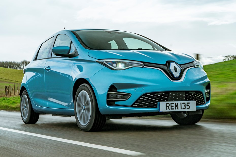Renault Zoe (2021) front view, driving