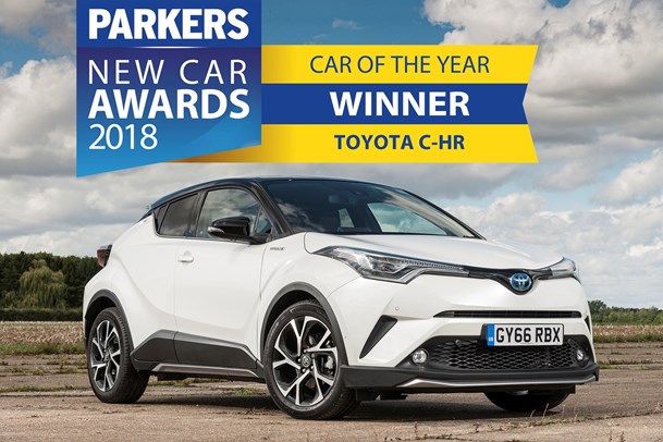 Toyota C-HR wins Parkers New Car Award 2017