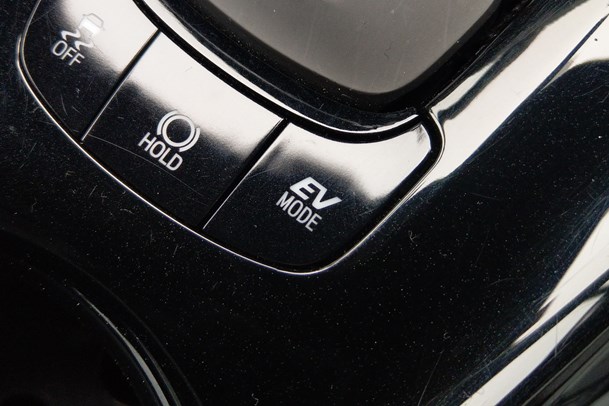 Toyota C-HR EV mode button