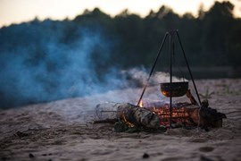 campfire tripods