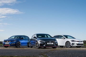 Hot hatch group test