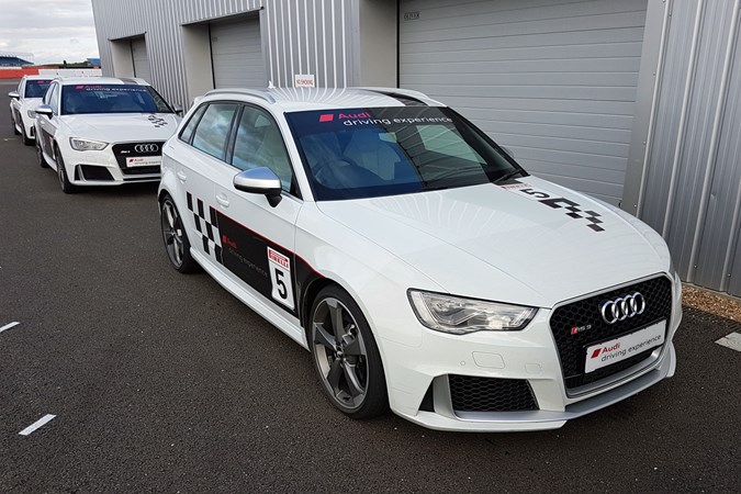 Audi RS3 Sportback at the Audi Sport Driving Experience, Silverstone