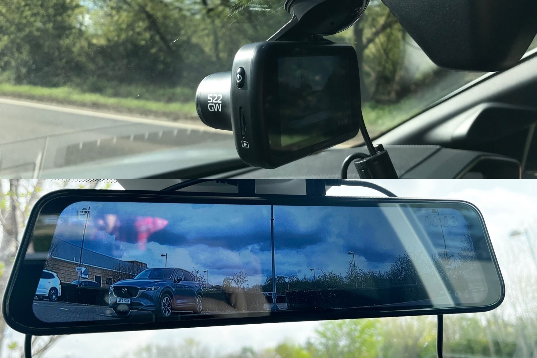 fællesskab Milestone lækage Mirror cam vs dash cam: Which is better? | Parkers