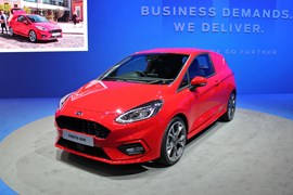 New Ford Fiesta Van at the CV Show 2018