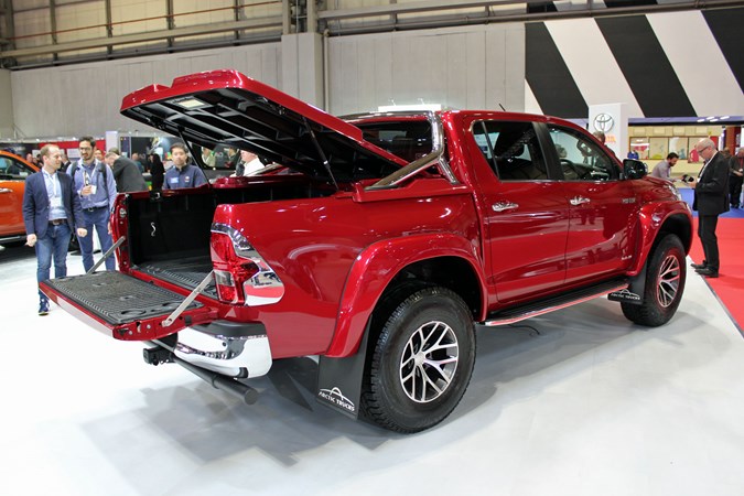 Toyota Hilux AT35 at the CV Show 2018 - rear view