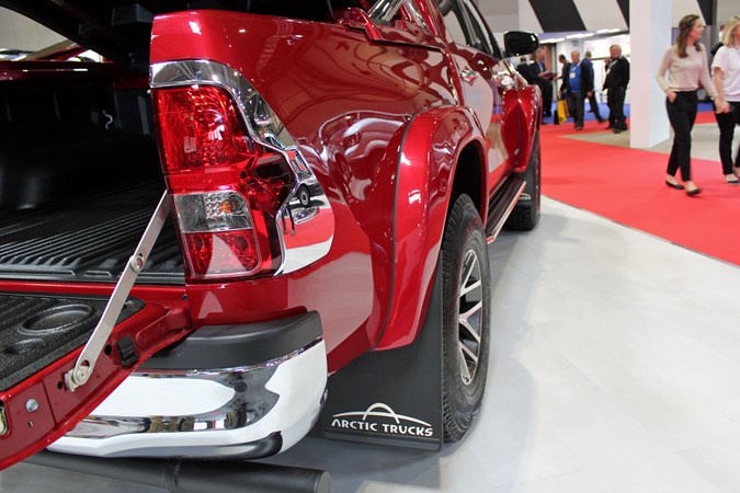 Toyota Hilux AT35 at the CV Show 2018 - wheelarches and tyres