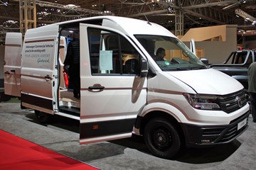 VW e-Crafter UK debut at CV Show 2018