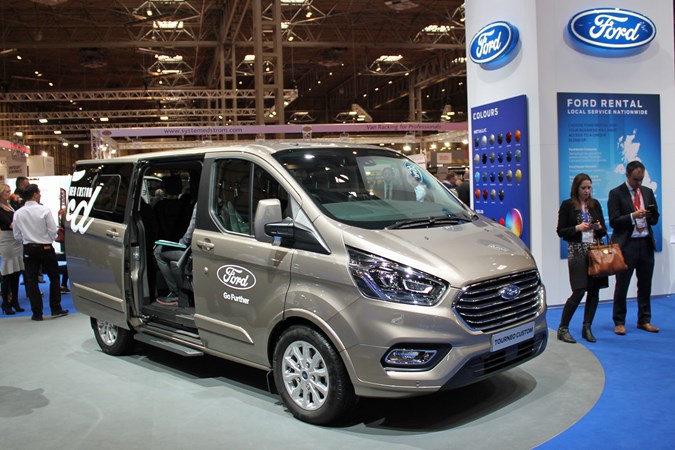 Ford Tourneo Custom 2018 facelift at the CV Show 2018