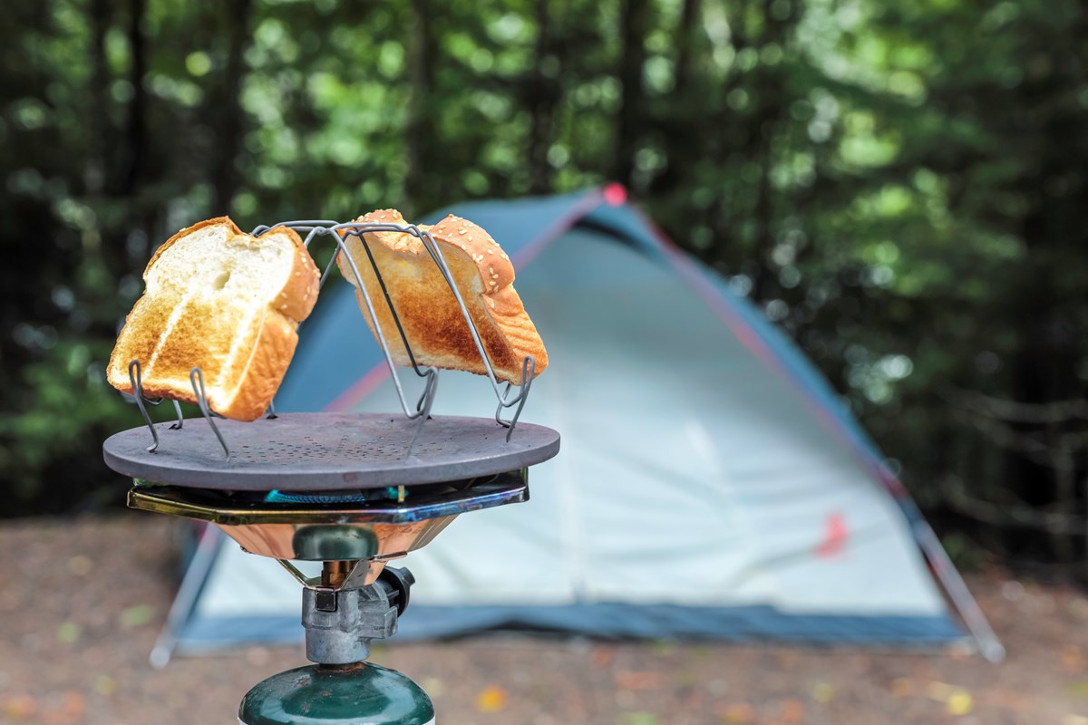 Campfire toaster outlet