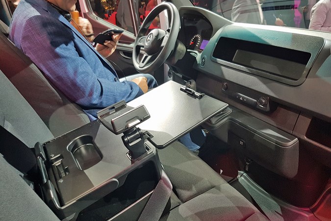 New 2018 Mercedes Sprinter basic dashboard design