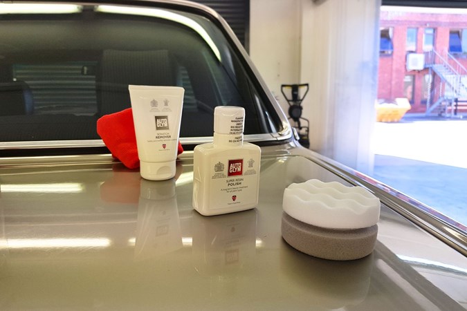 Autoglym Scratch Repair Kit on car boot