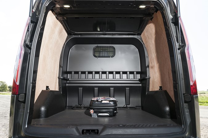 Ford Transit Custom Sport vs VW Transporter Sportline twin test review - Ford load area
