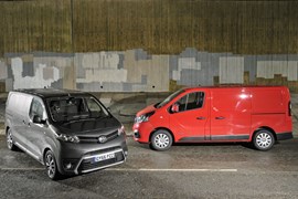 Nissan NV300 vs Toyota Proace twin-test review