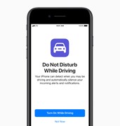 Apple's Do Not Disturb While Driving mode on iOS 11