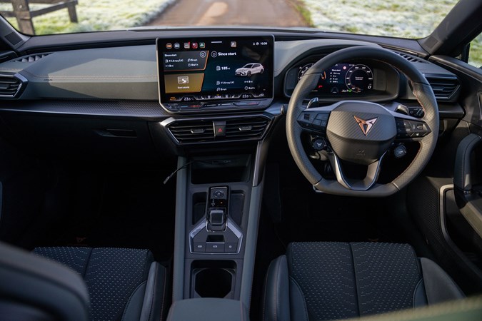 Cupra Leon (2025) review: dashboard and infotainment system