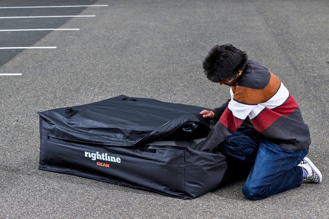 Rightline Gear 3 bag being packed by Aaron Hussain