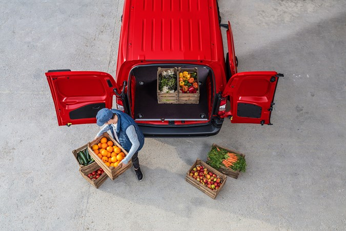 Citroen Berlingo being loaded