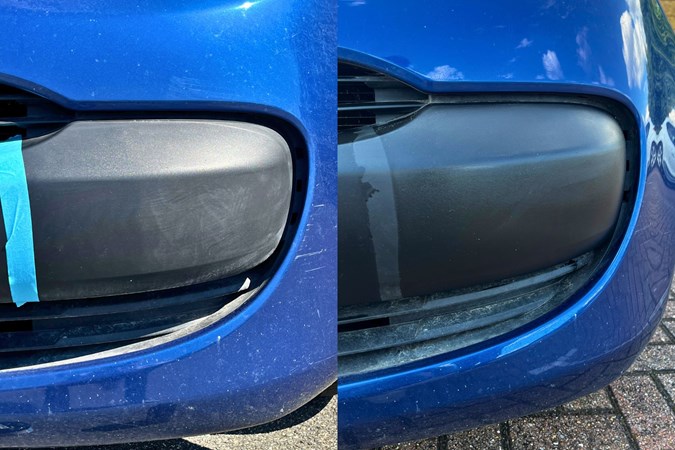 Auto Finesse Revive before and after application