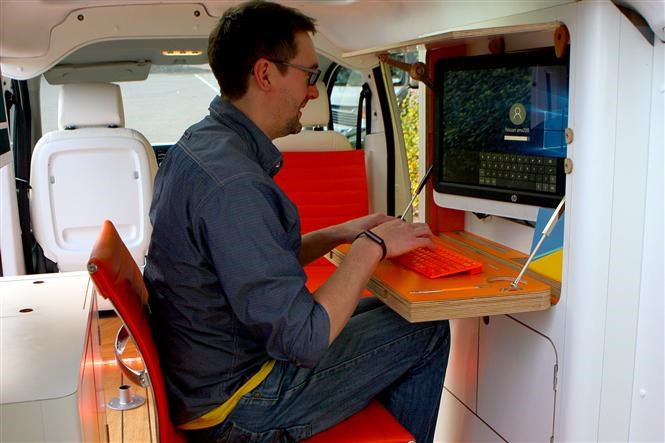 Driven: Nissan WORKSPACe all-electric mobile office concept
