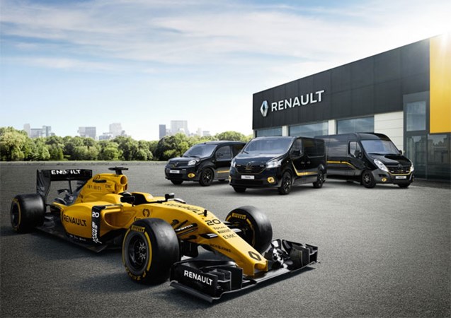 Renault Formula Edition F1 vans