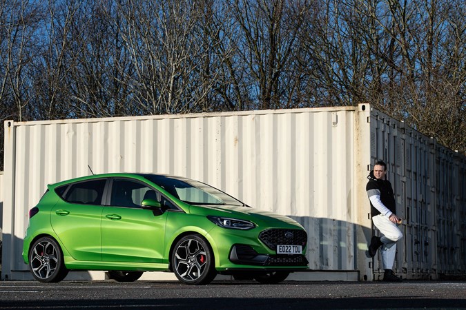 2022 Ford Fiesta long-term test, Mean Green, profile