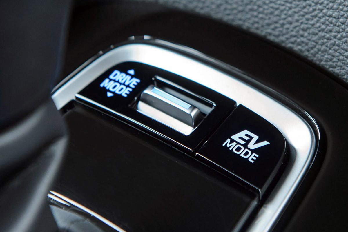 Toyota ev outlet mode button