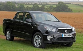 One tonne payload for Ssangyong Korando Sports