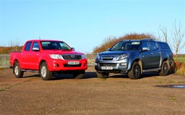 Toyota Hilux 3.0-litre 171 Invincible v Isuzu D-Max 2.5-litre 163 Utah