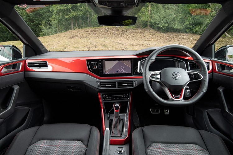 Volkswagen Polo GTI review - front seats, dashboard, steering wheel